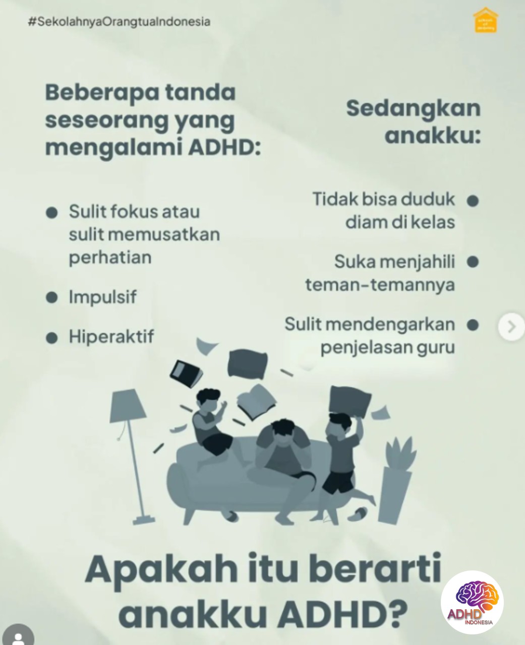 Ciri dan Gejala ADHD pada Anak Usia Dini di Kota Lhokseumawe